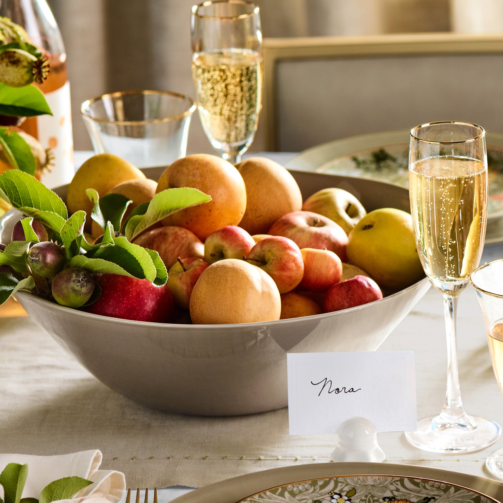 Porcelain Name Card Holders, Set of 4