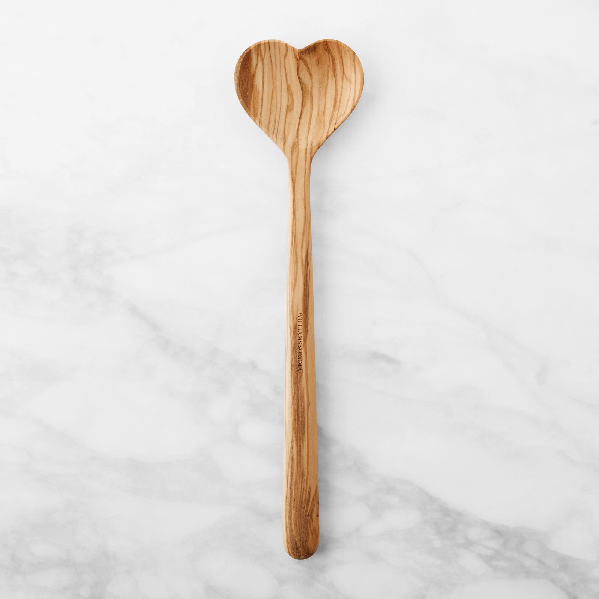 Williams Sonoma Olivewood Heart Spoon