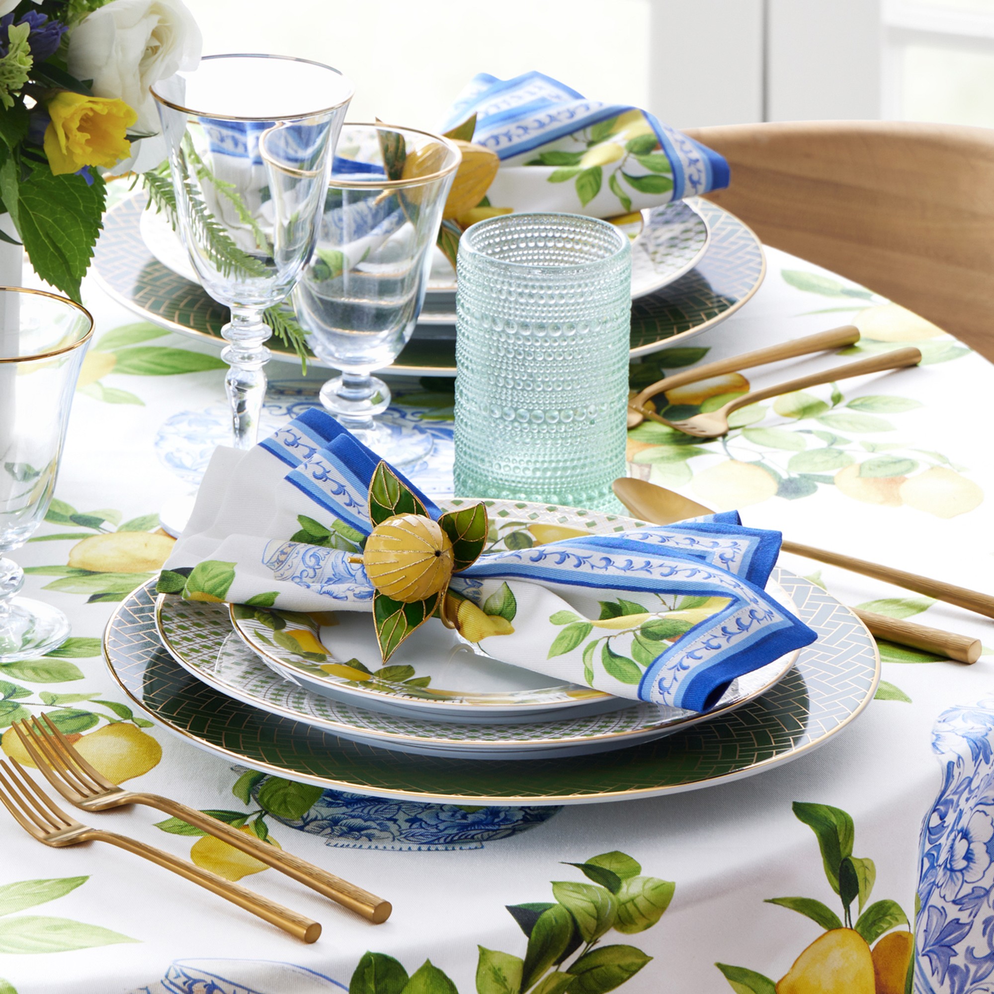 Limone Round Tablecloth