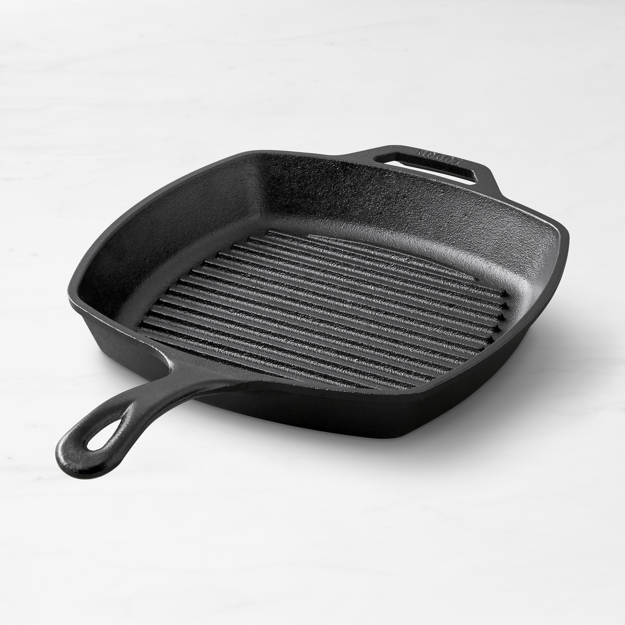 Lodge Classic Square Cast Iron Grill Pan, 10 1/2