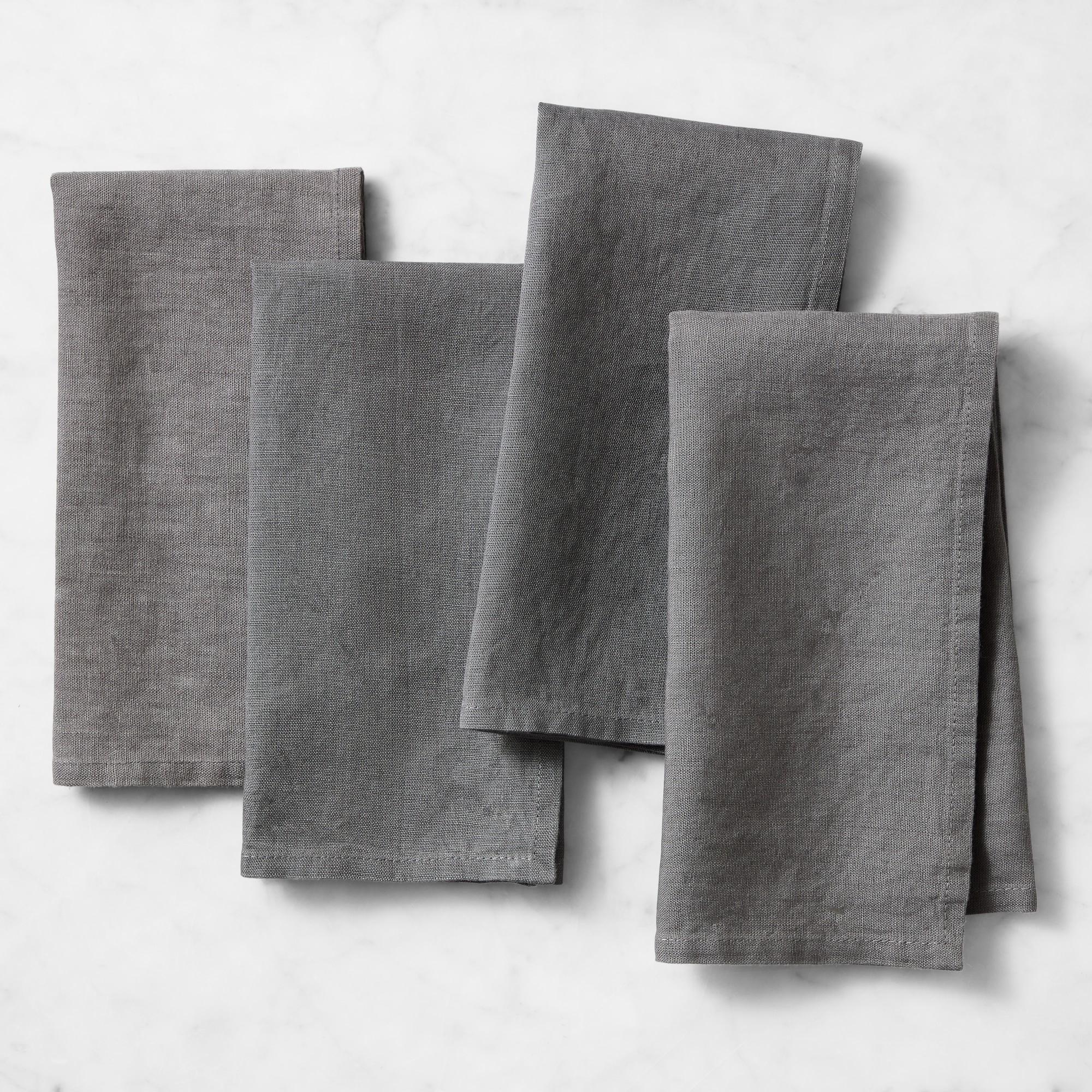 Italian Washed Linen Napkins, Set of 4