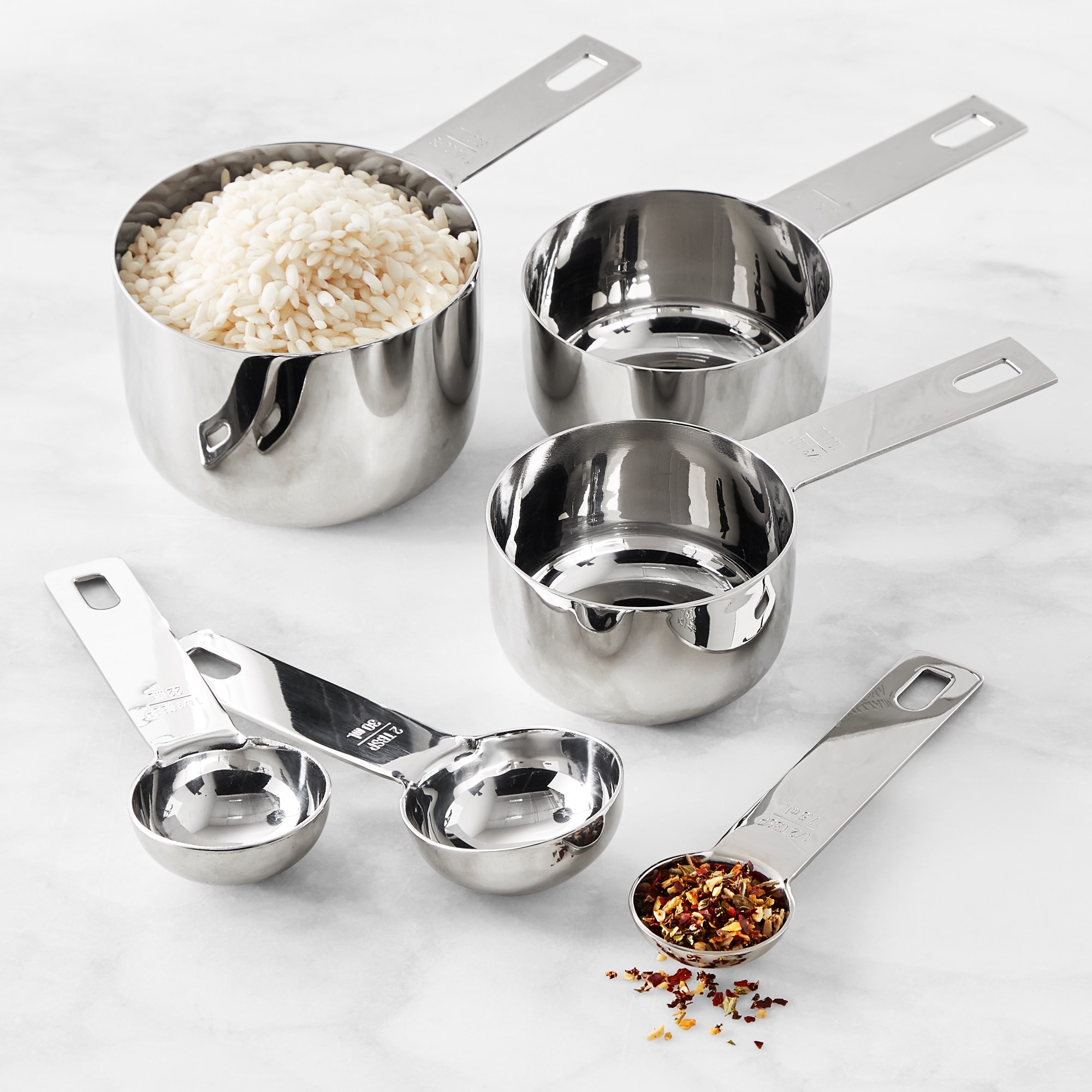 Williams Sonoma Stainless-Steel Ultimate Measuring Cups & Spoons
