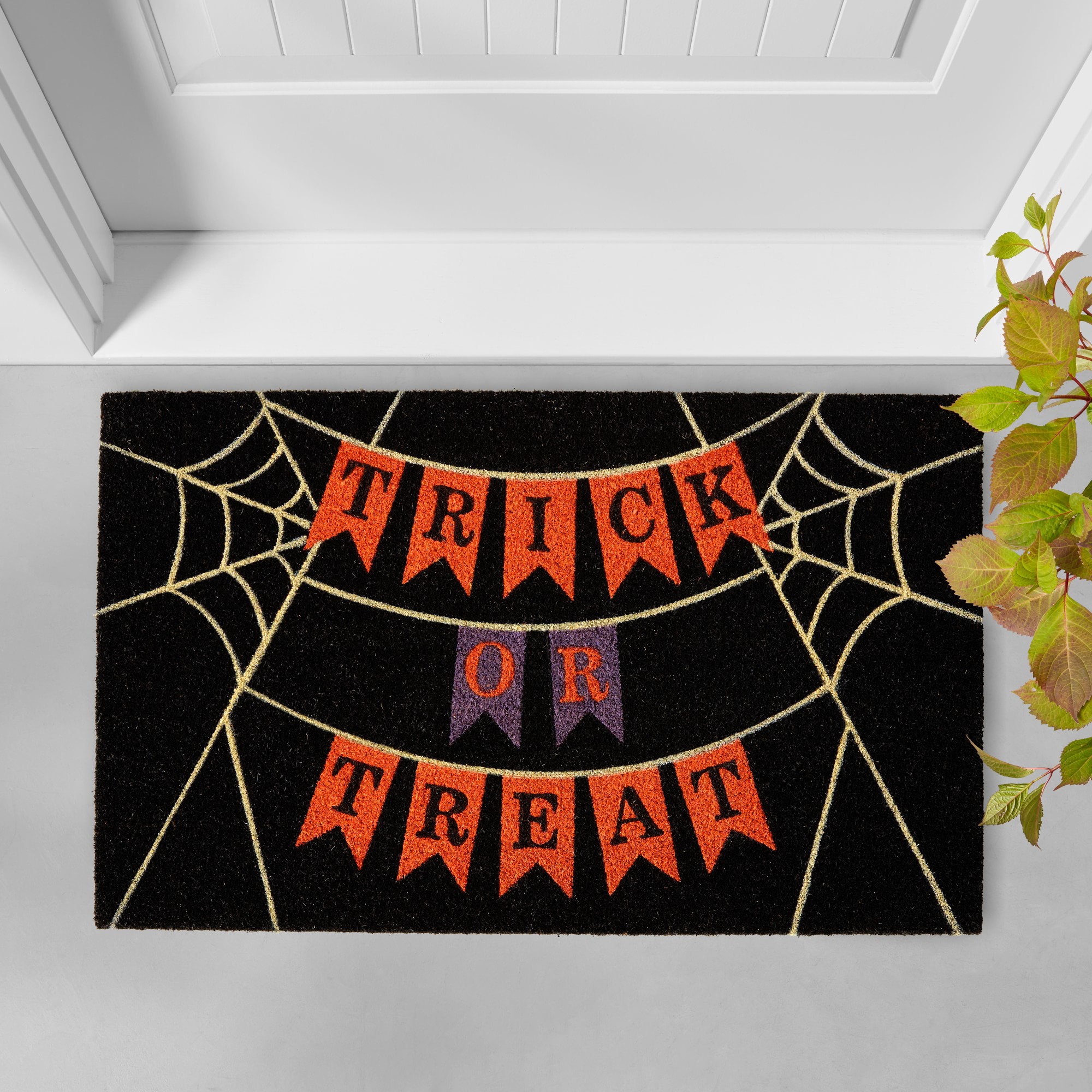 Williams Sonoma Trick or Treat Doormat