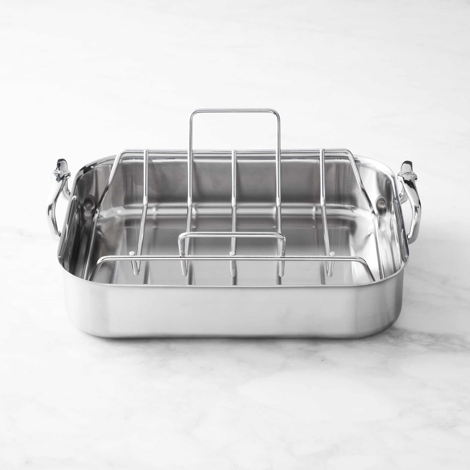 Hestan Provisions Stainless-Steel Classic Roaster with Rack