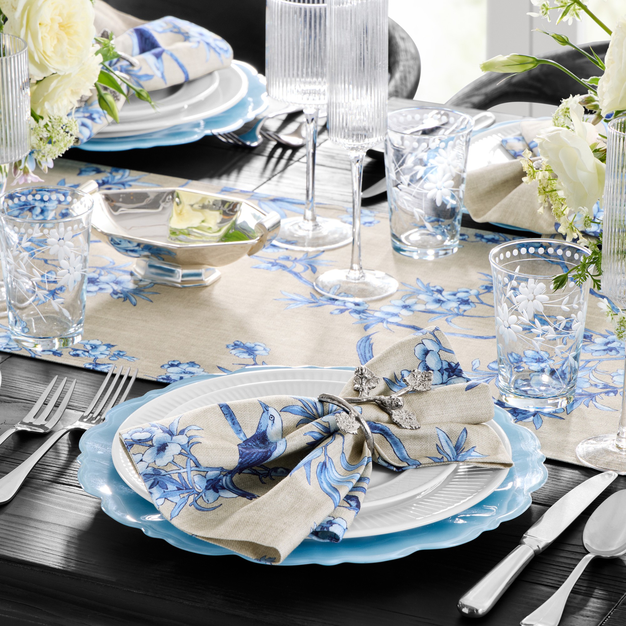 Tea Garden Table Runner