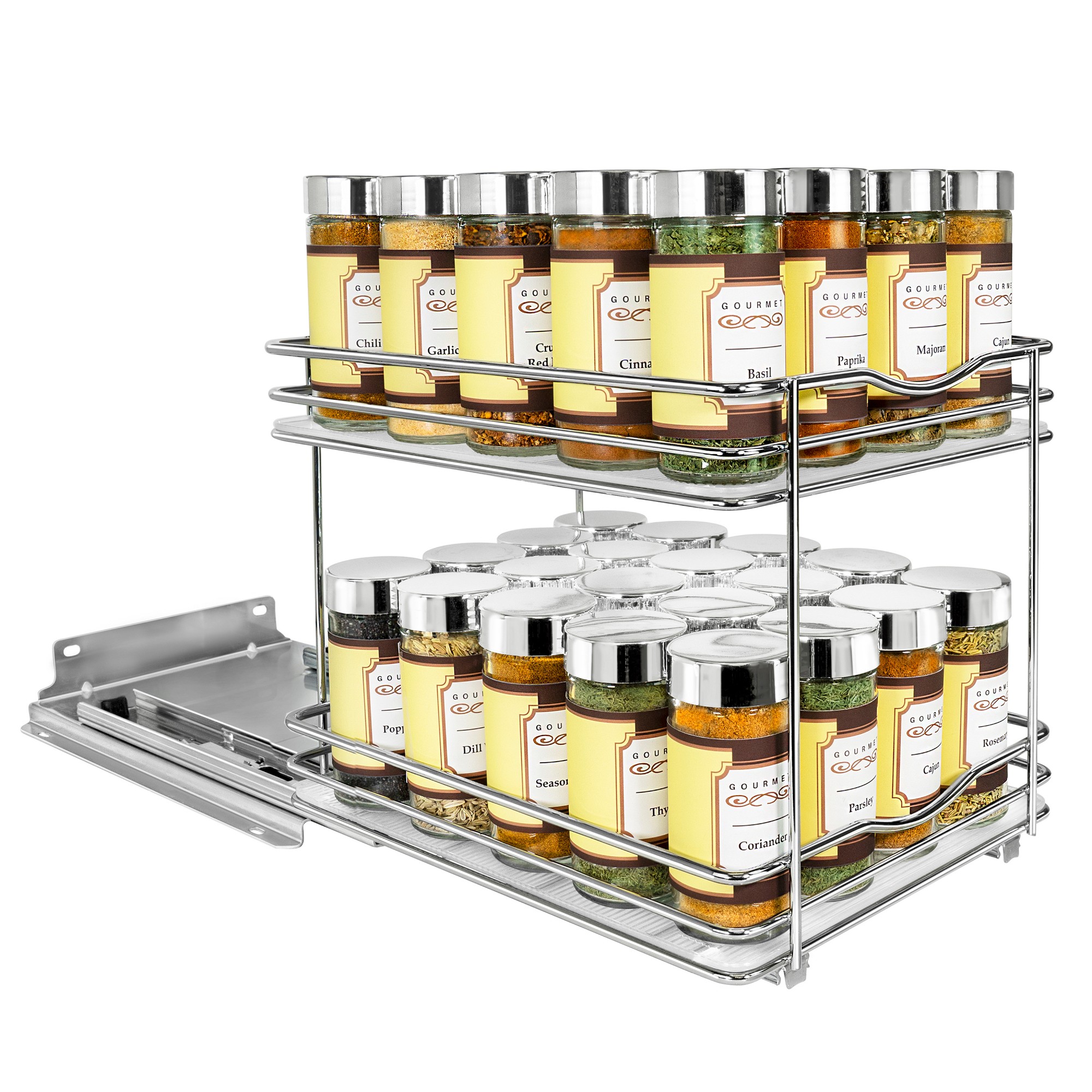 Lynk Roll-Out Double Spice Rack, 8
