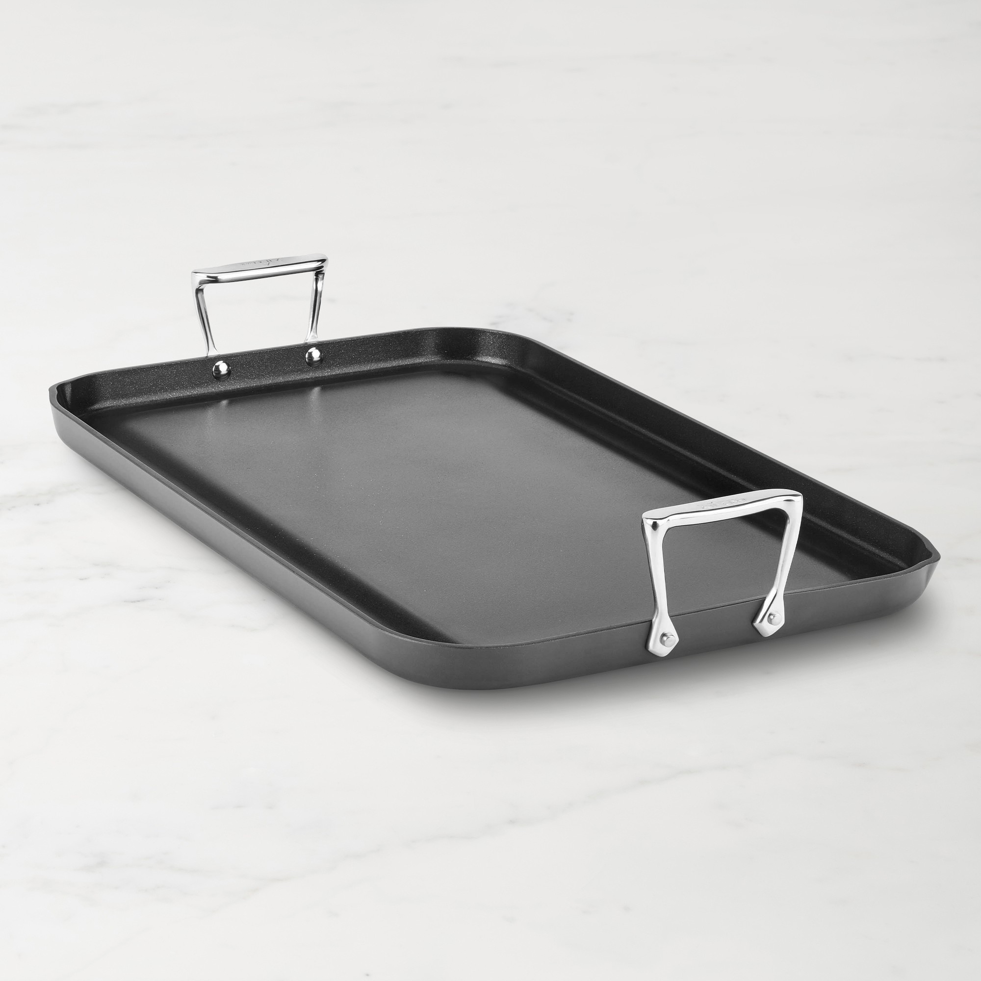 All-Clad HA1 Hard Anodized Double Burner Griddle, 13
