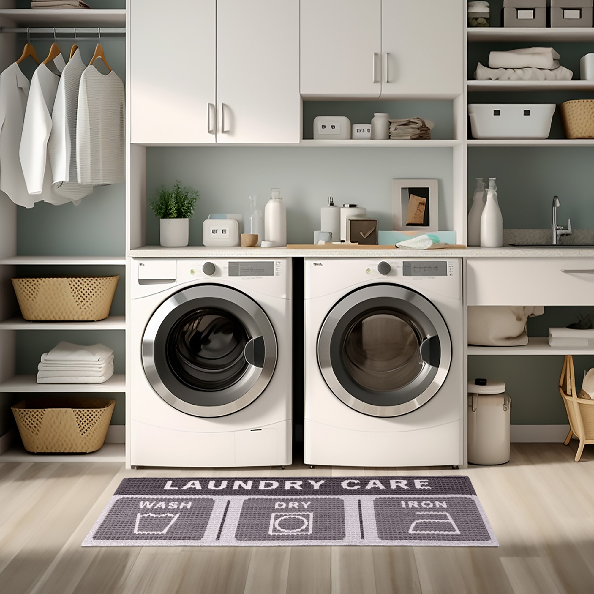 Waterhog Impressions Laundry Care Runner Mat, 60