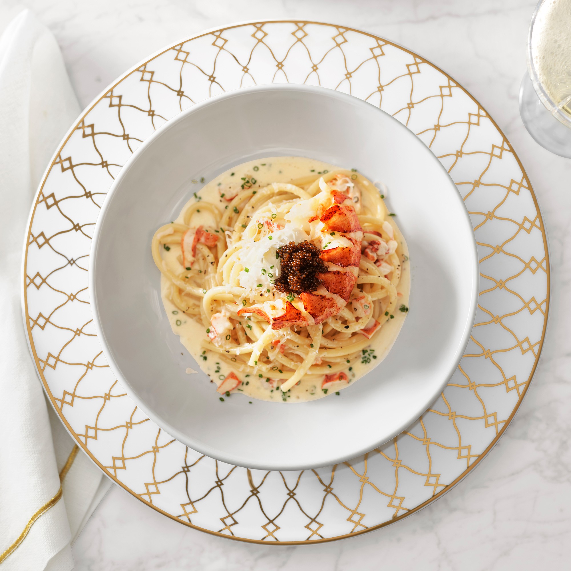 Regency Gold Chargers