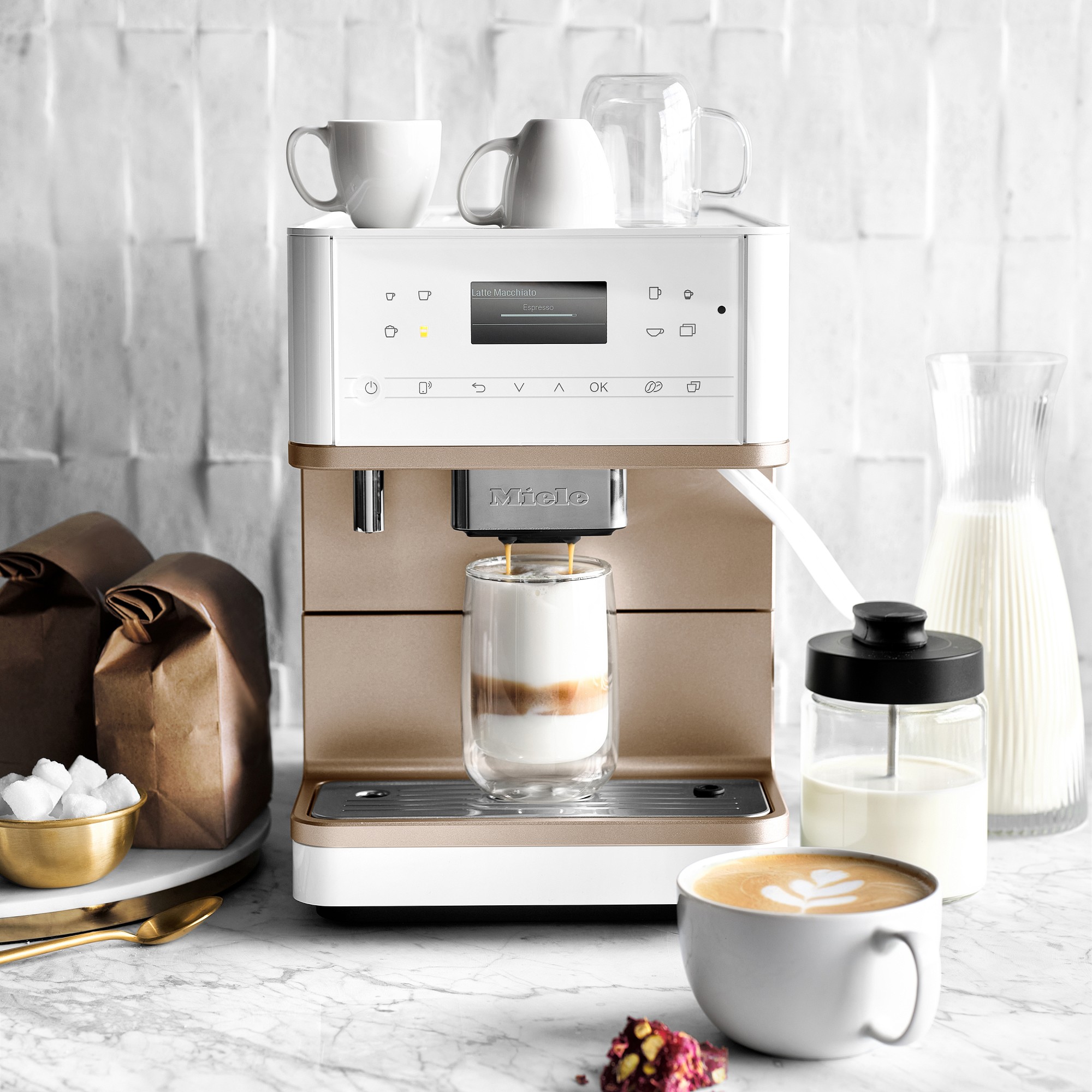 Miele CM6360 MilkPerfection Fully Automatic Coffee Maker & Espresso Machine