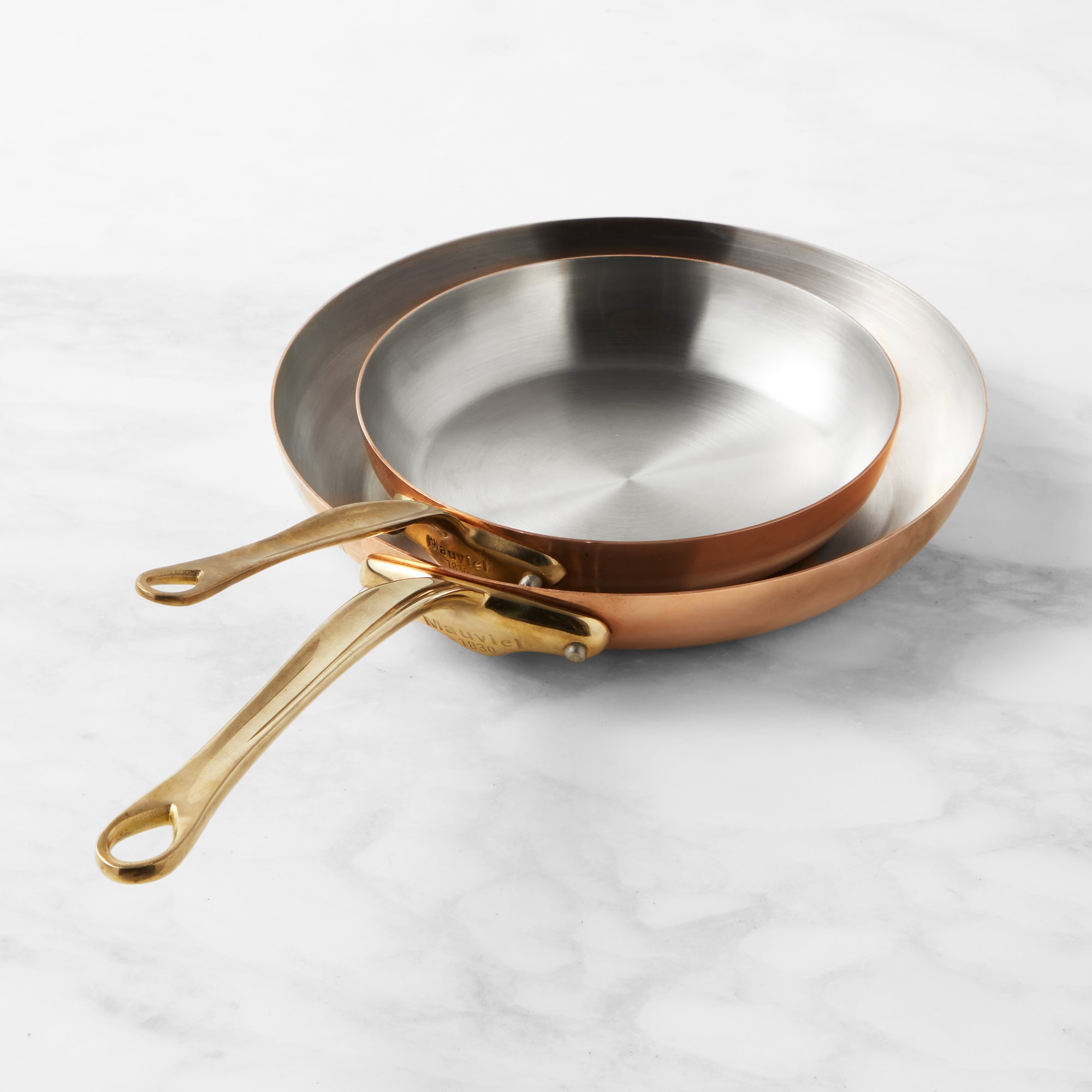 Mauviel M'150B Copper Fry Pan Set, 8