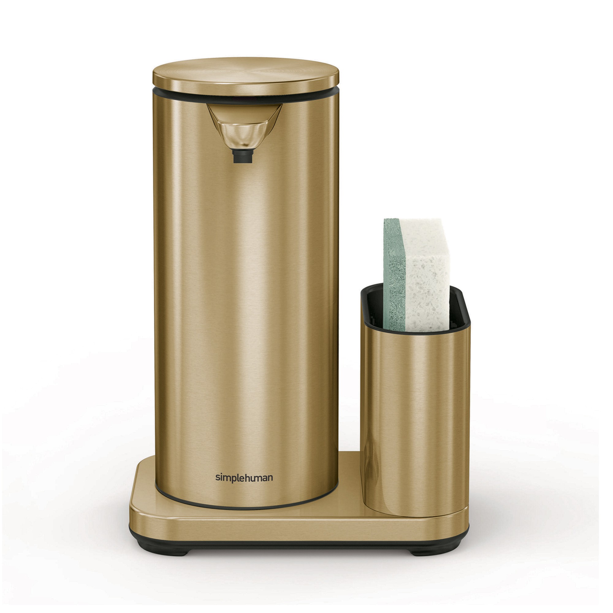 simplehuman™ Rechargeable Liquid Sensor Pump with Sponge Caddy, 14-Oz.