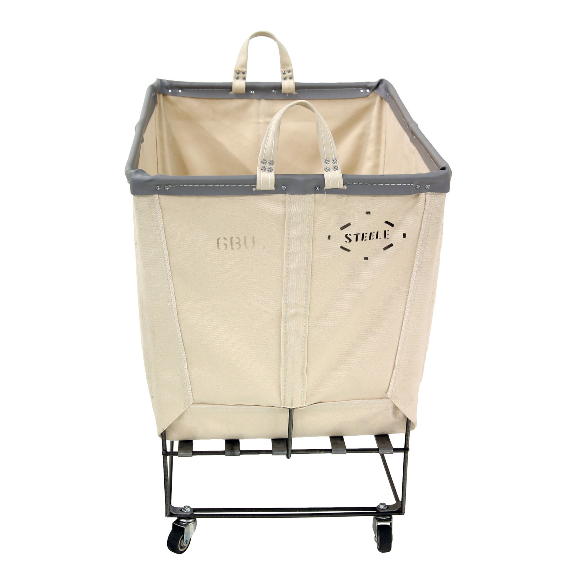 Steele Canvas Elevated Laundry Cart, Large