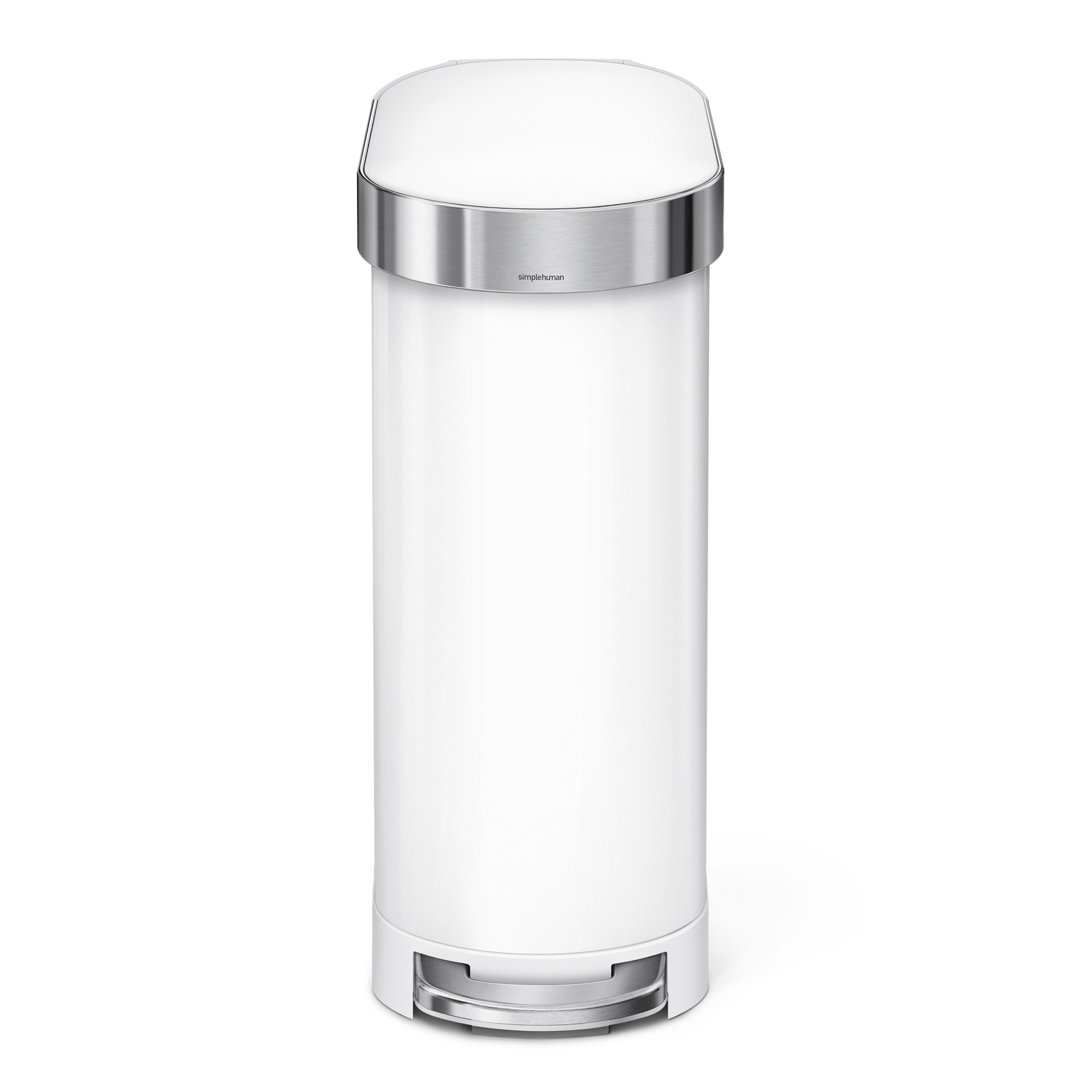 simplehuman™ 45-Liter Slim Hands-Free Kitchen Step Trash Can with Liner Rim
