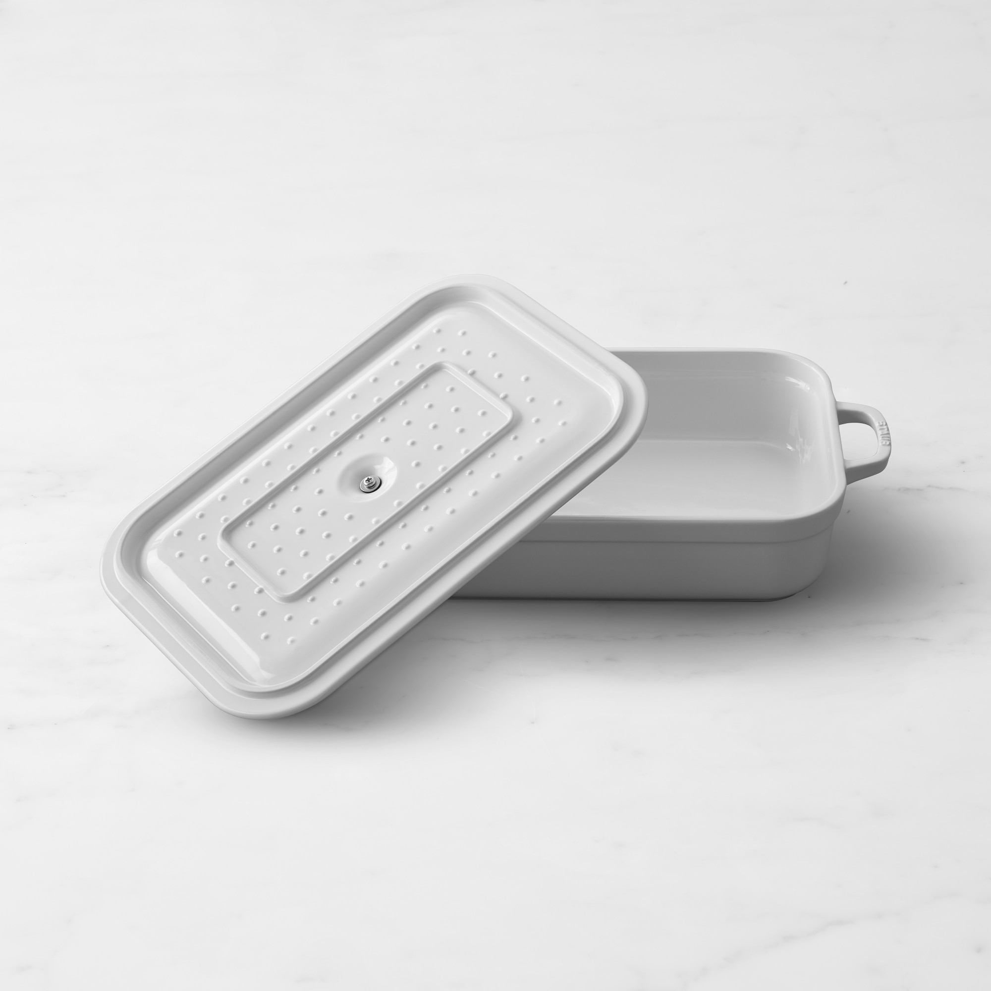 Staub Stoneware Rectangular Covered Baker, 4.8-Qt.