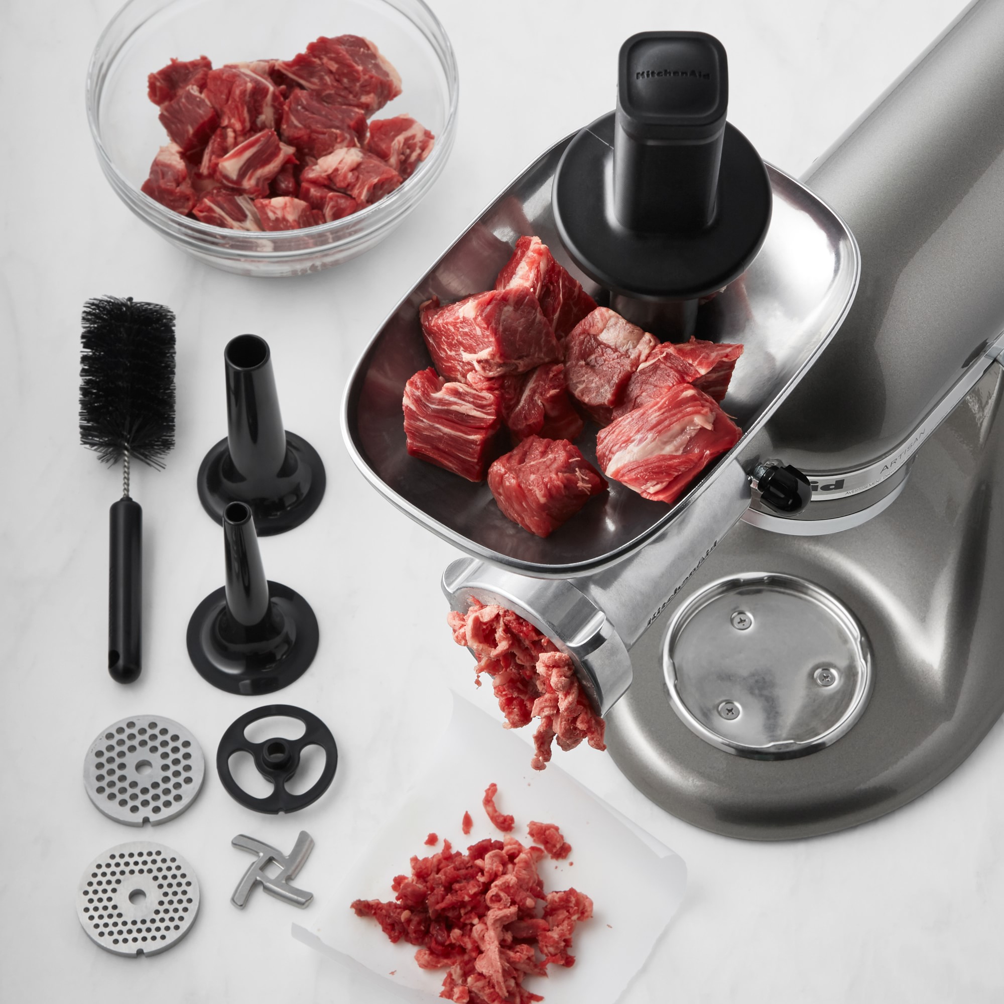 Mixer Metal Food Grinder Attachment