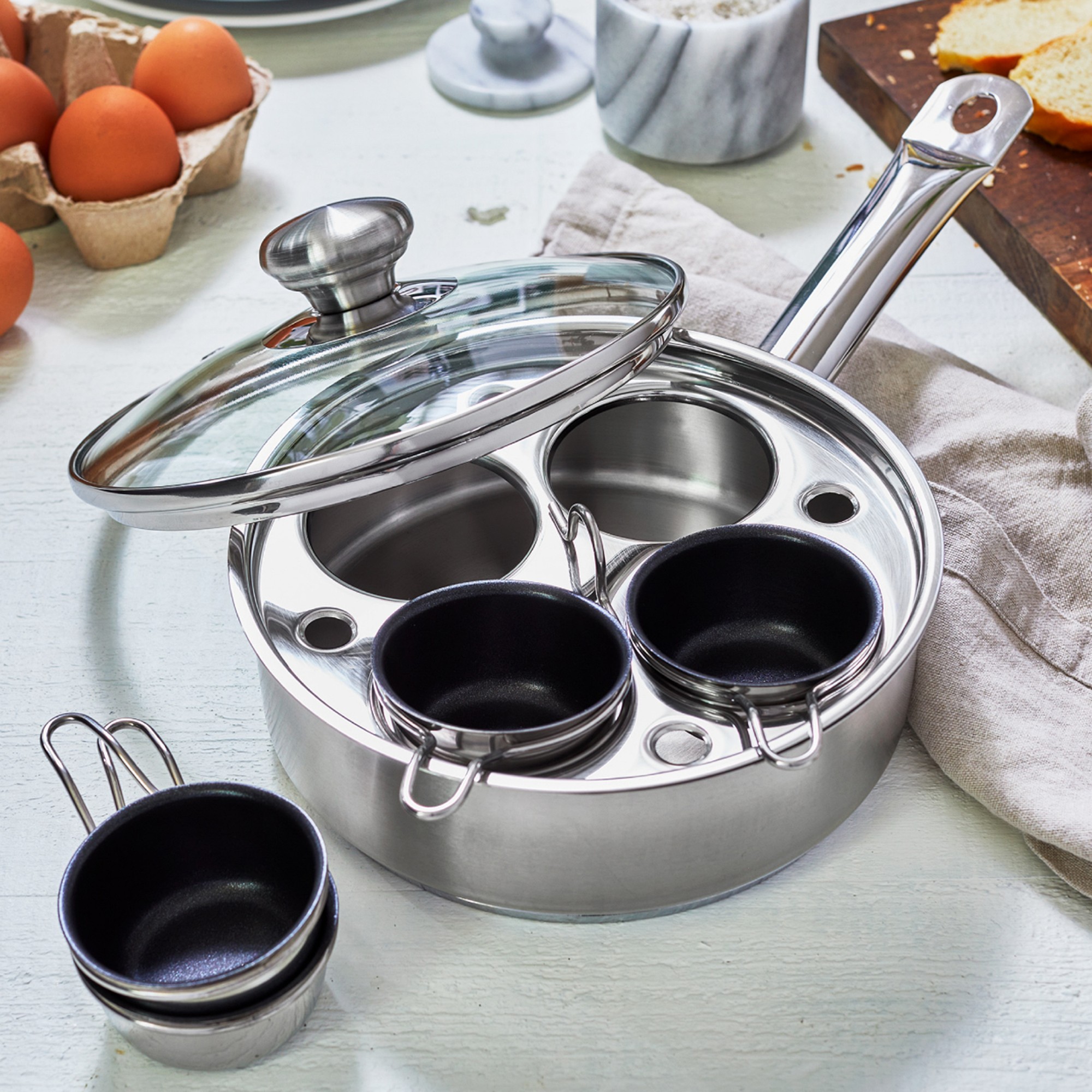 Demeyere Stainless Steel Egg Poacher