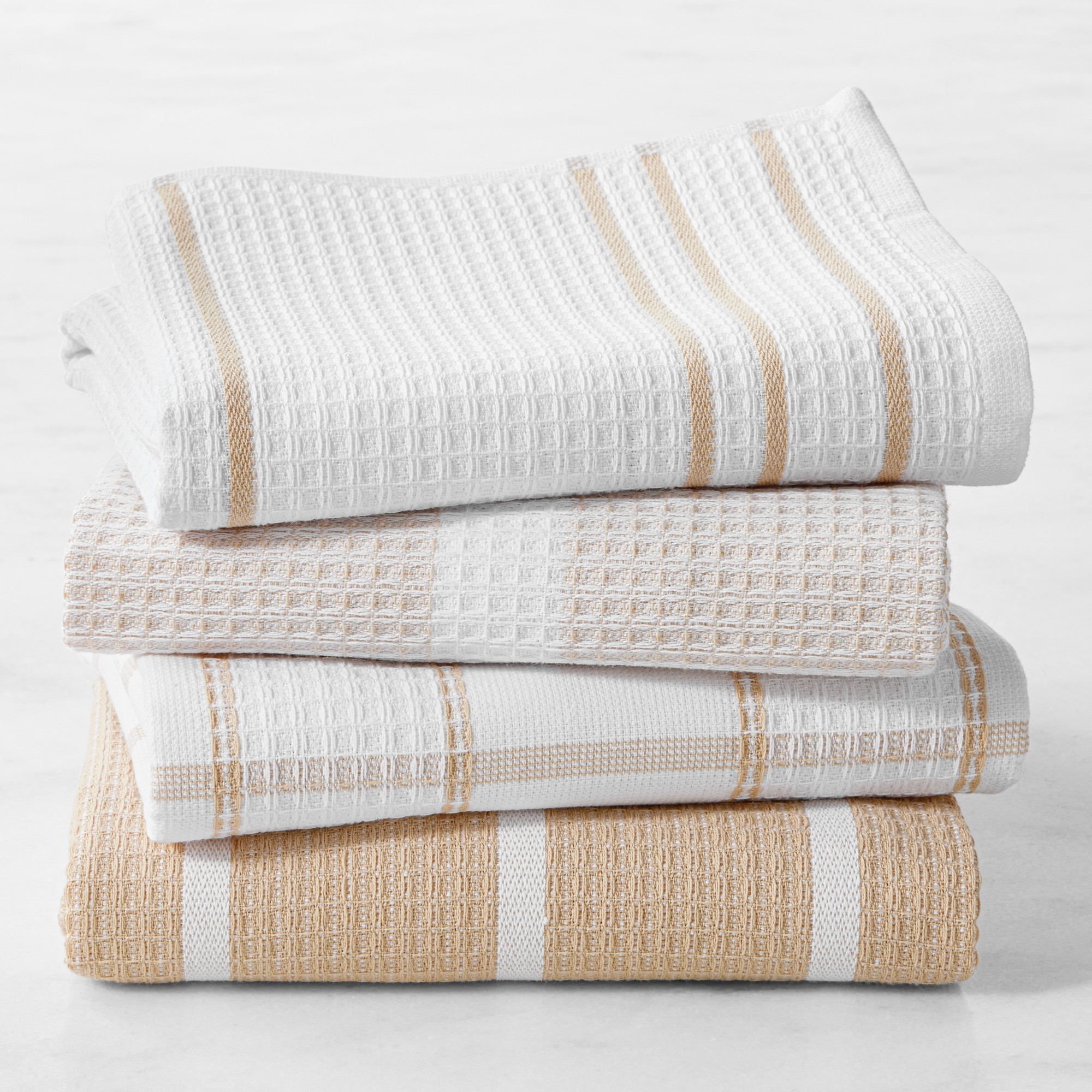 Williams Sonoma Super Absorbent Waffle Weave Towels, Set of 4