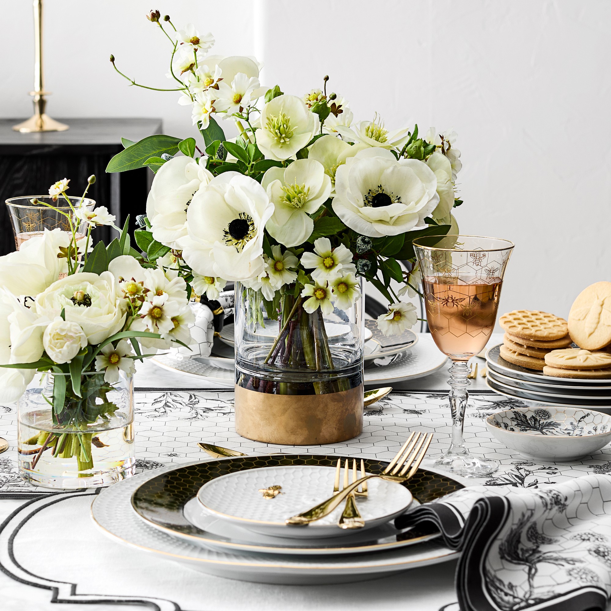 Honeycomb Embossed Chargers