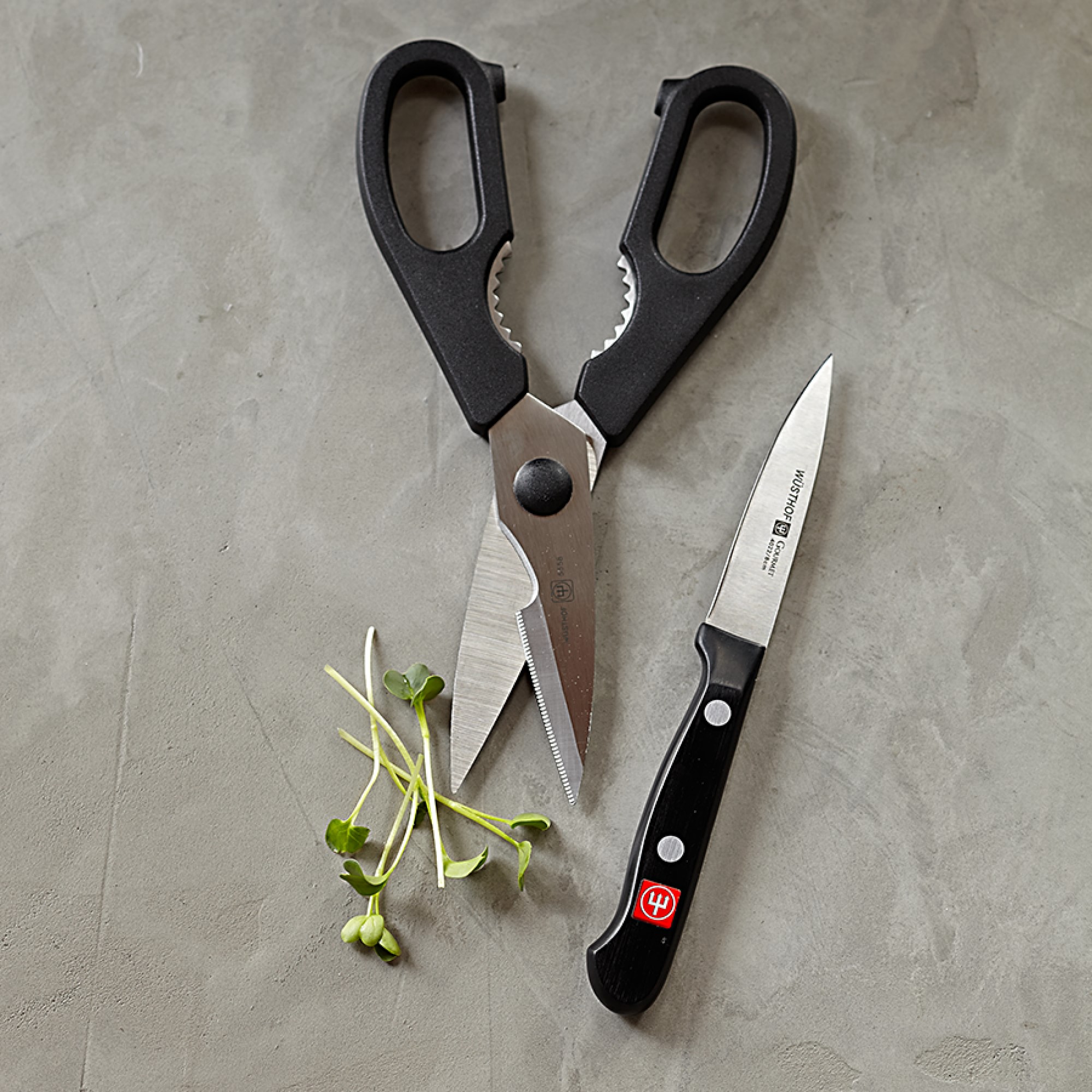 Wüsthof Gourmet Paring Knife & Kitchen Shears, Set of 2