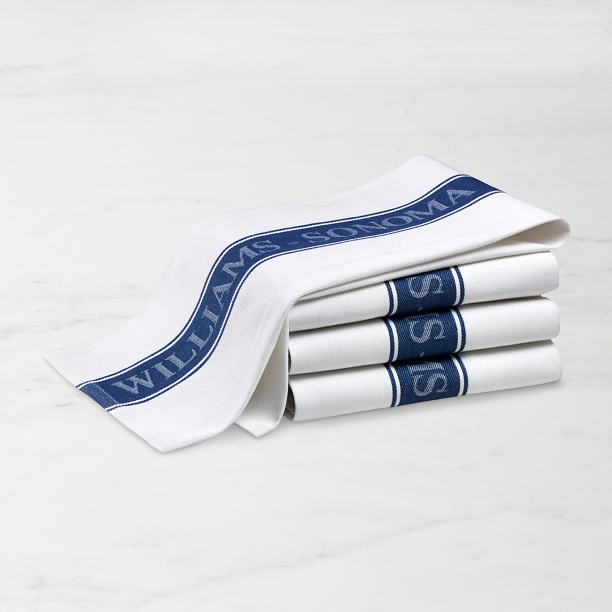 Williams Sonoma Classic Logo Towels, Set of 4