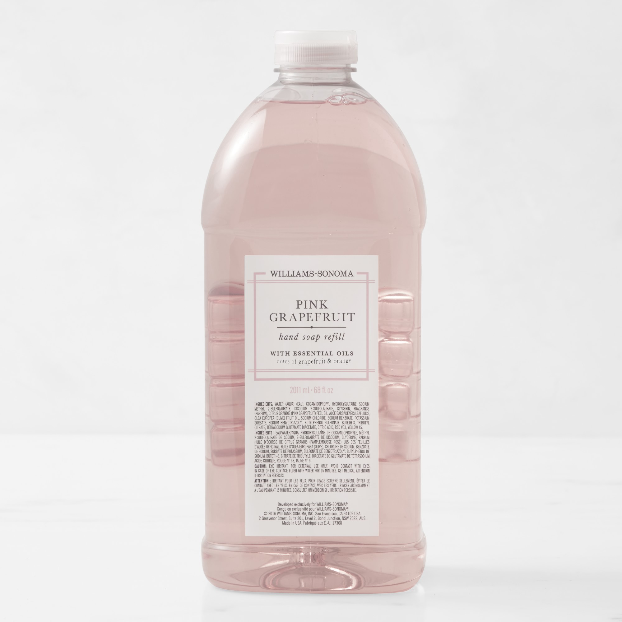 Williams Sonoma Pink Grapefruit Hand Soap Refill