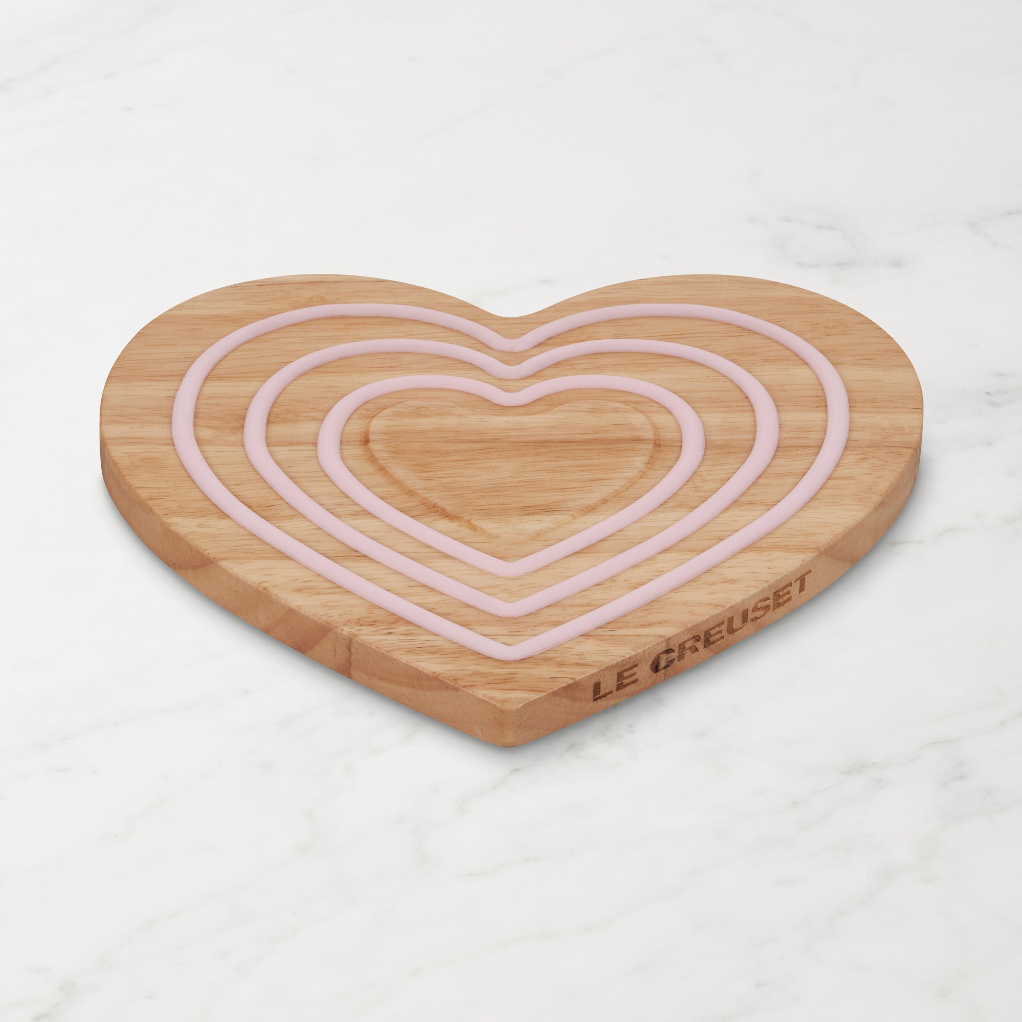 Le Creuset Heart Shaped Magnetic Wooden Trivet