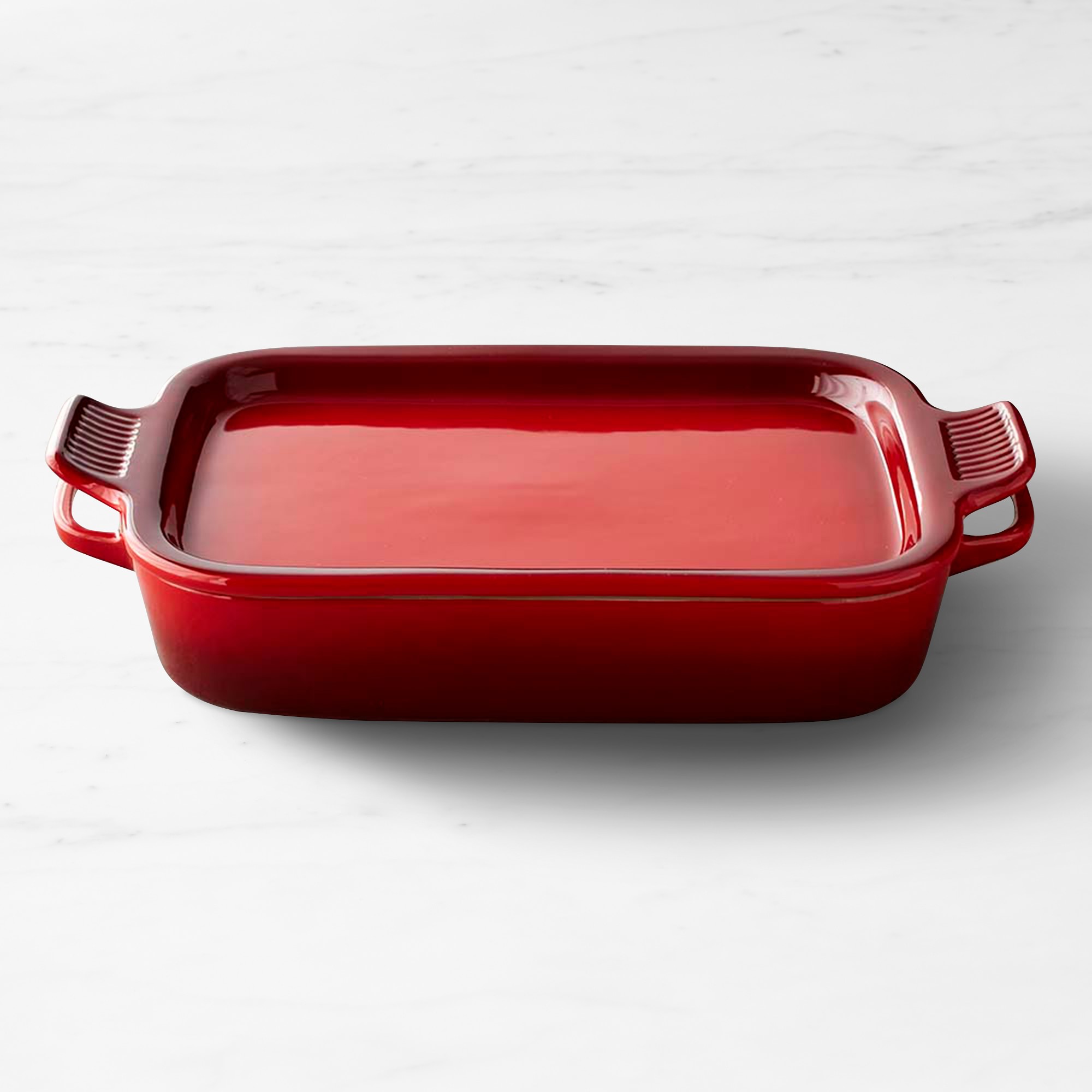 Le Creuset Stoneware Rectangular Baker with Platter Lid, 2 3/4 Qt.