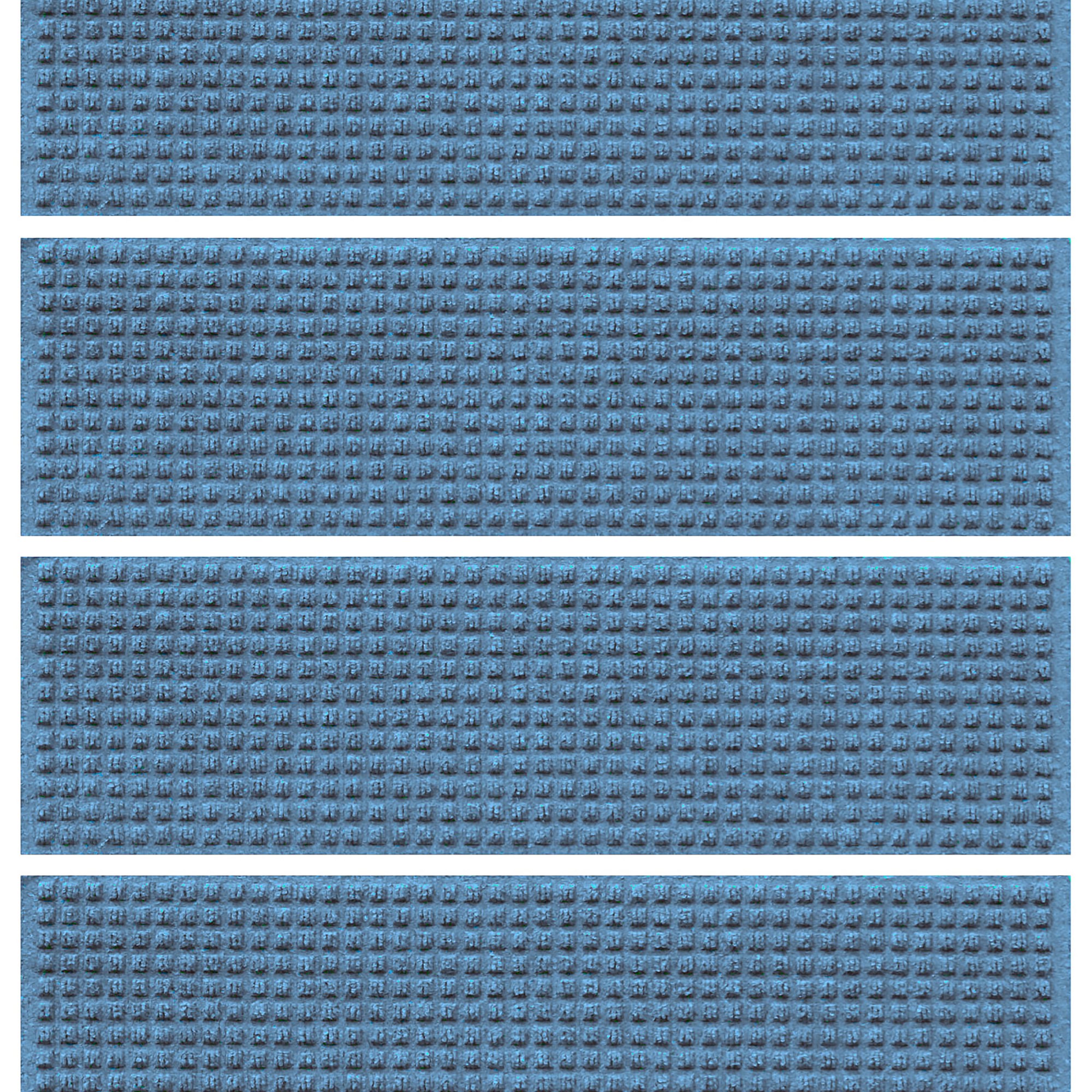 Waterhog Squares Commercial Grade Indoor/Outdoor Stair Treads, Set of 4