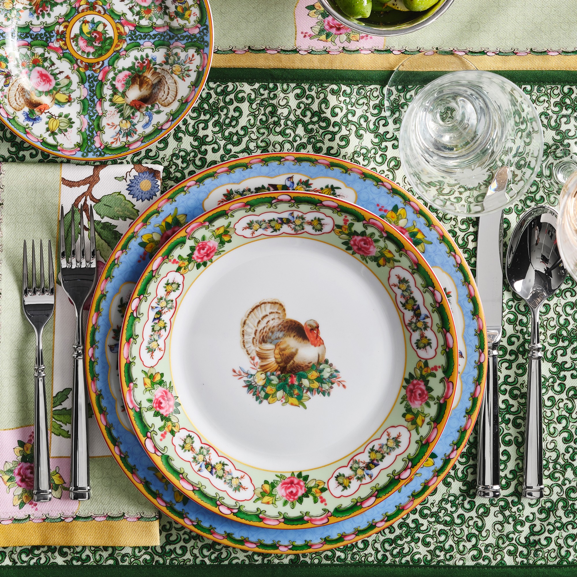 Canton Rose Floral Placemat