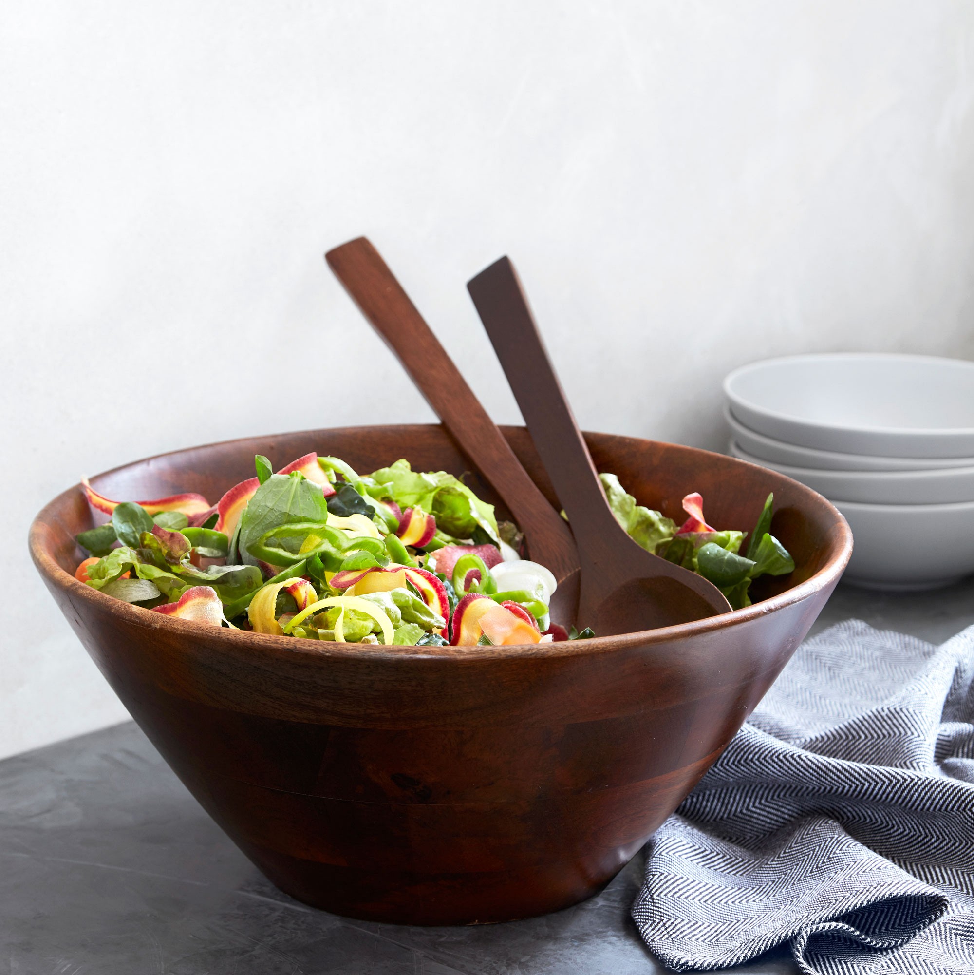 Open Kitchen by Williams Sonoma Wood Salad Bowls