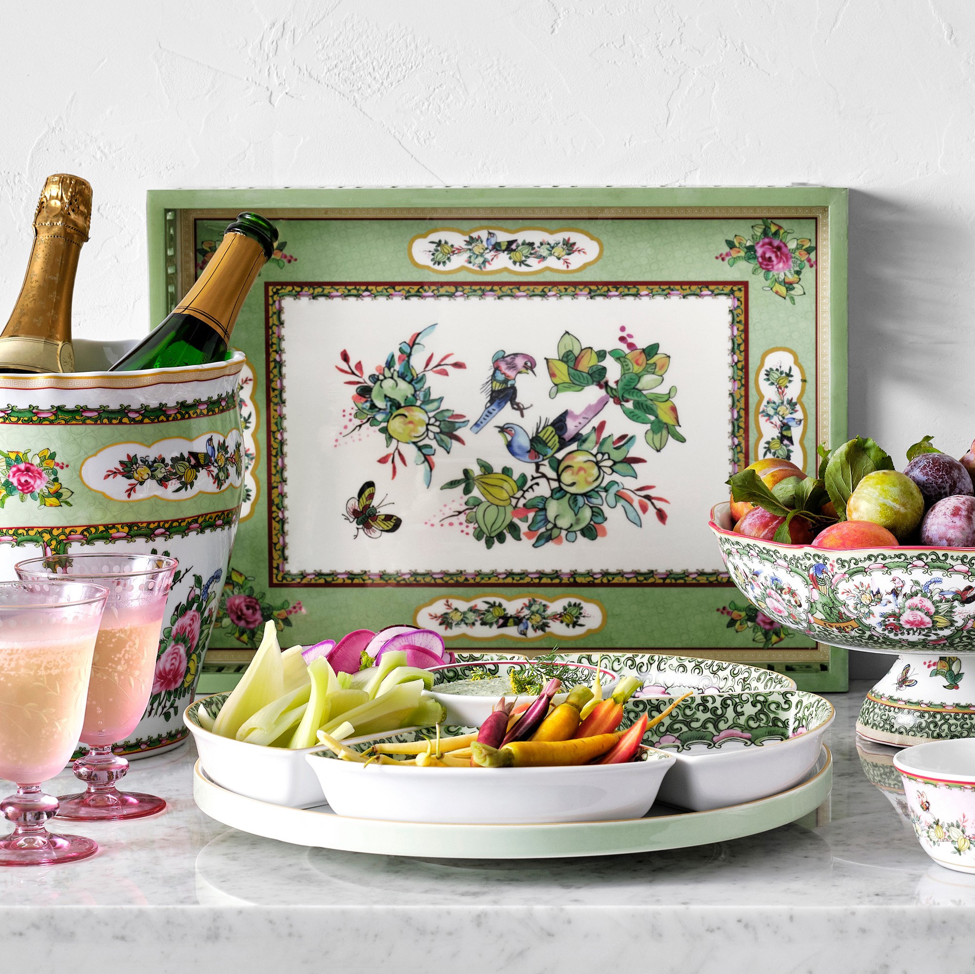 Famille Rose Champagne Bucket