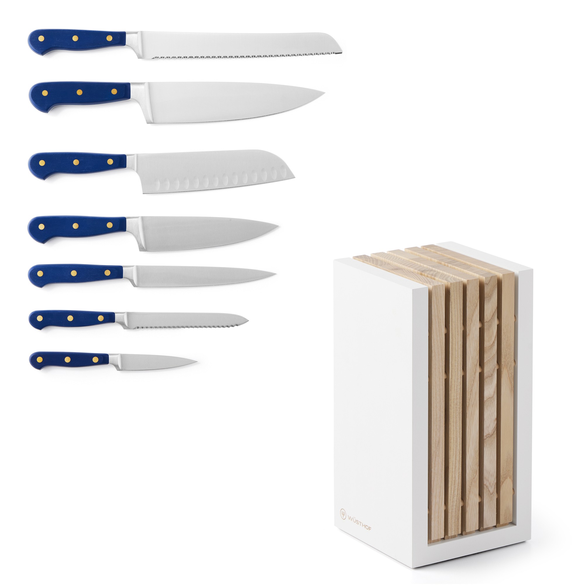 Wüsthof Classic Color Knife Block, Set of 8
