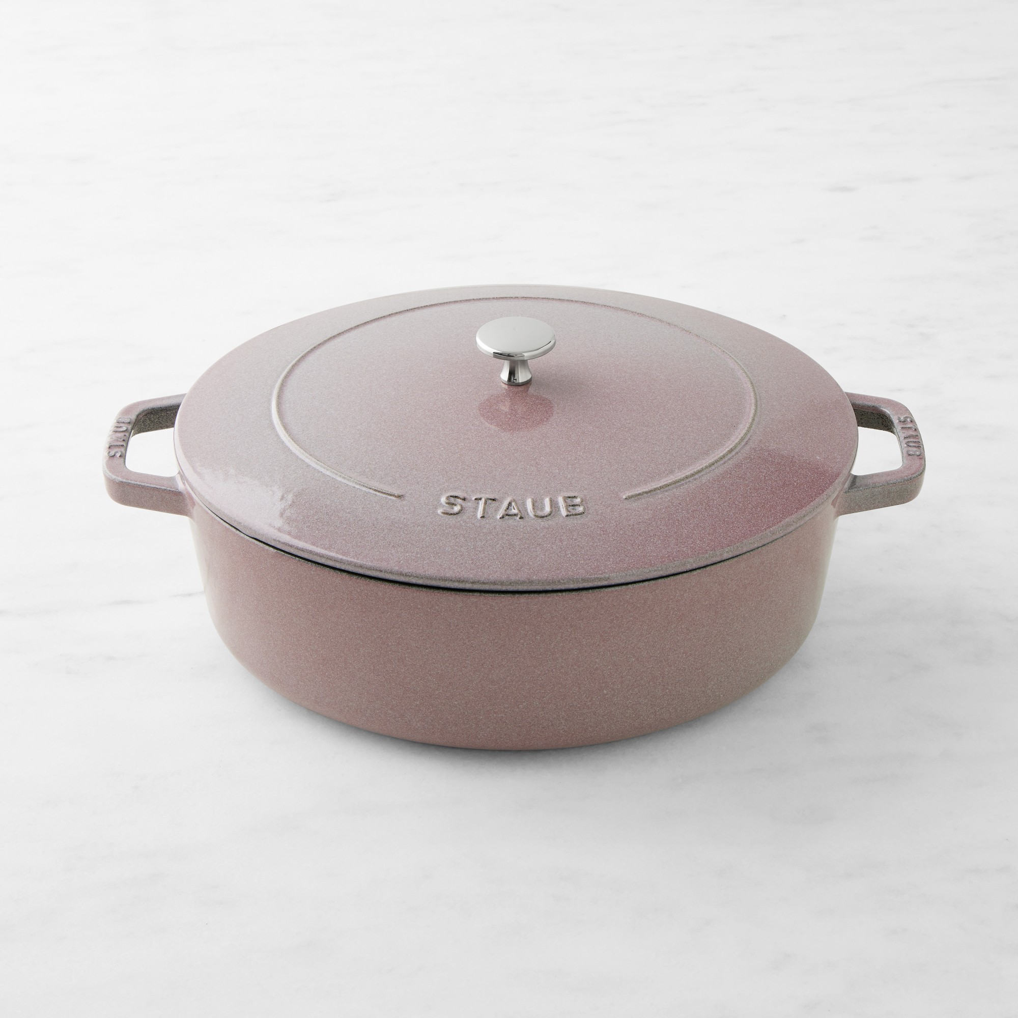 Staub Enameled Cast Iron Wide Oval Dutch Oven, 6 1/4-Qt.