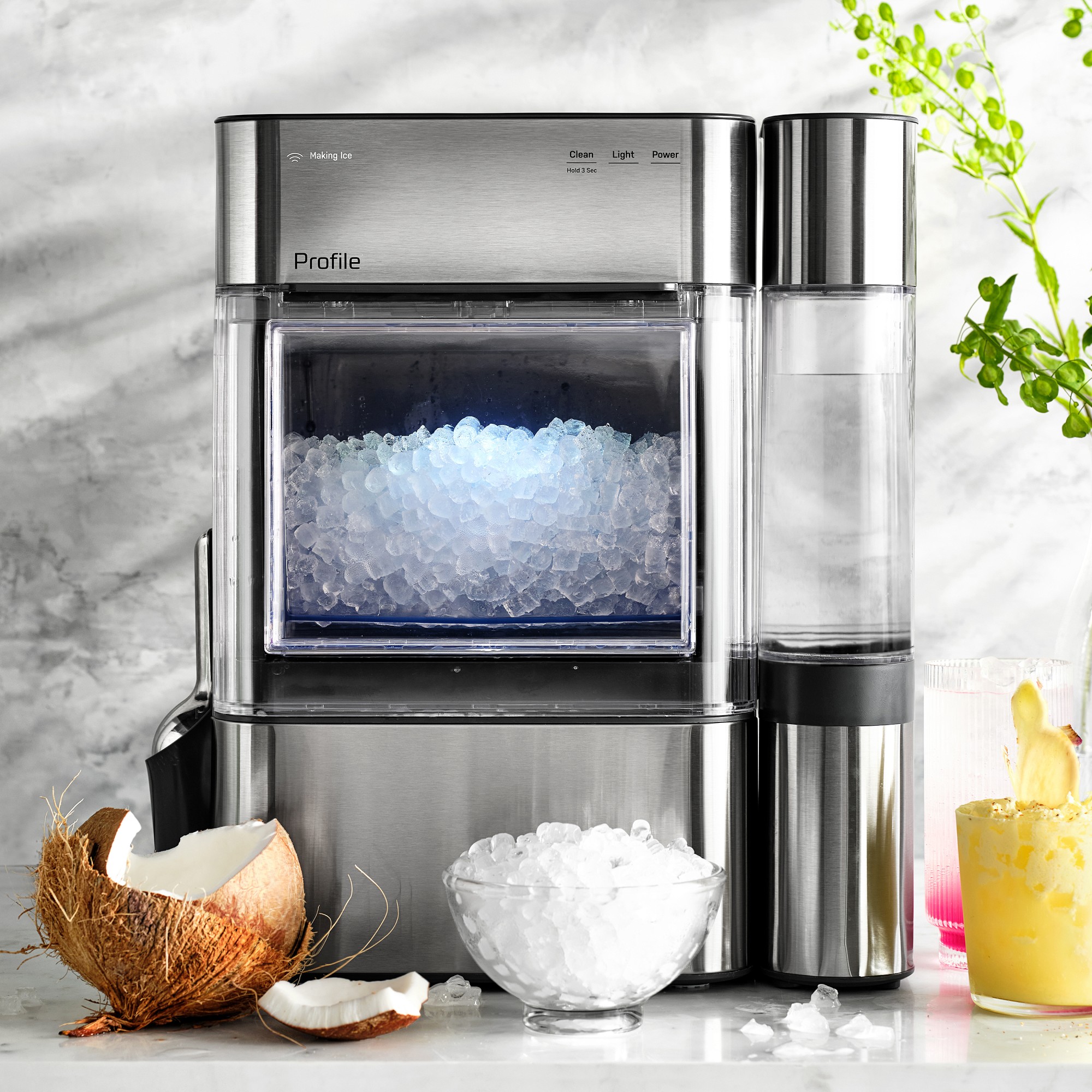 GE Profile™ Opal™ 2.0 Ultra Nugget Ice Maker with Side Tank & Scale Inhibiting Filter