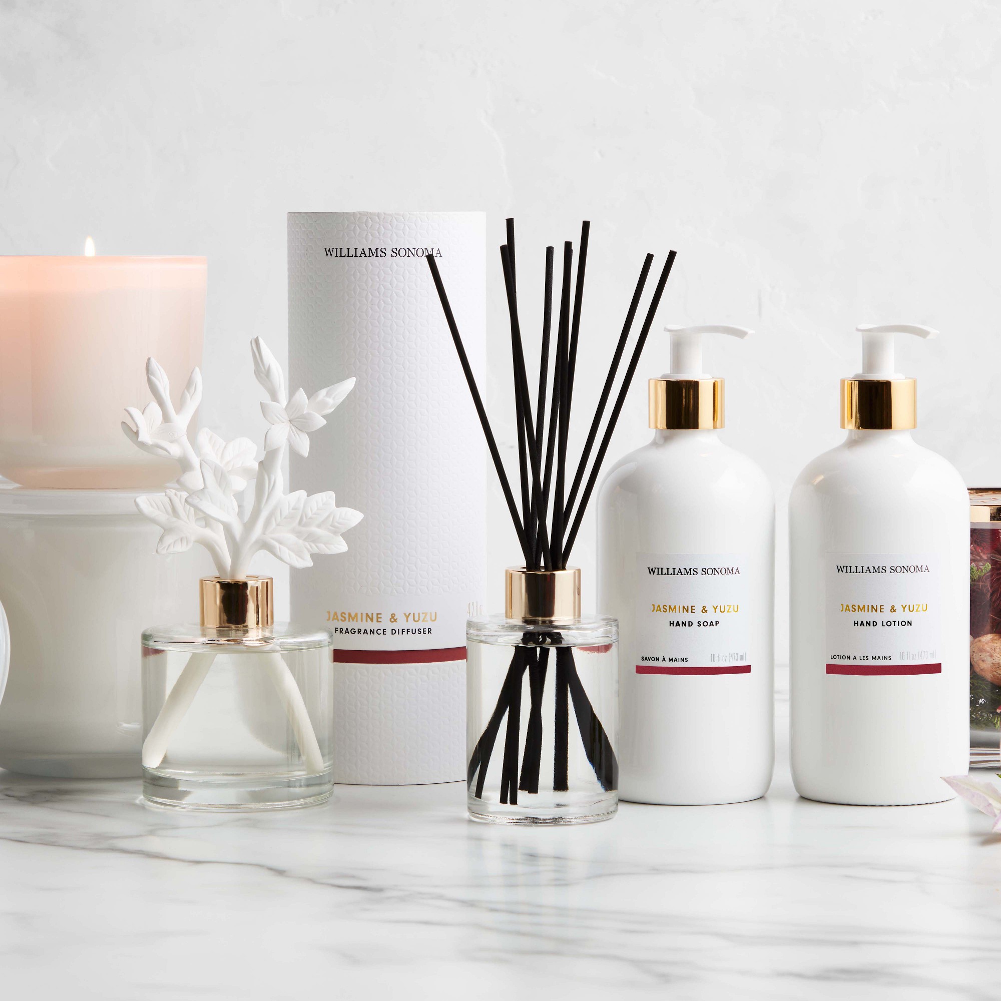Home Frangrance Reed Diffuser, Jasmine & Yuzu