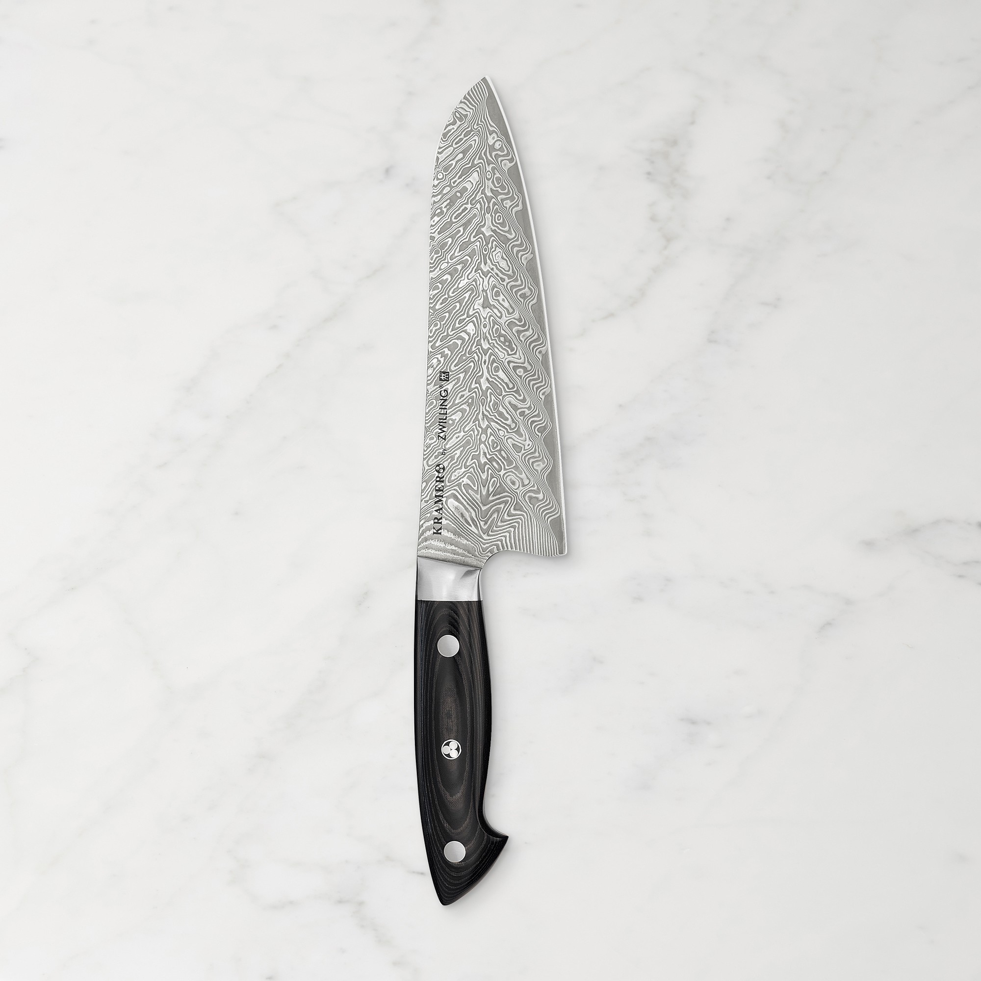 Zwilling Bob Kramer Damascus Steel Santoku Knife, 7