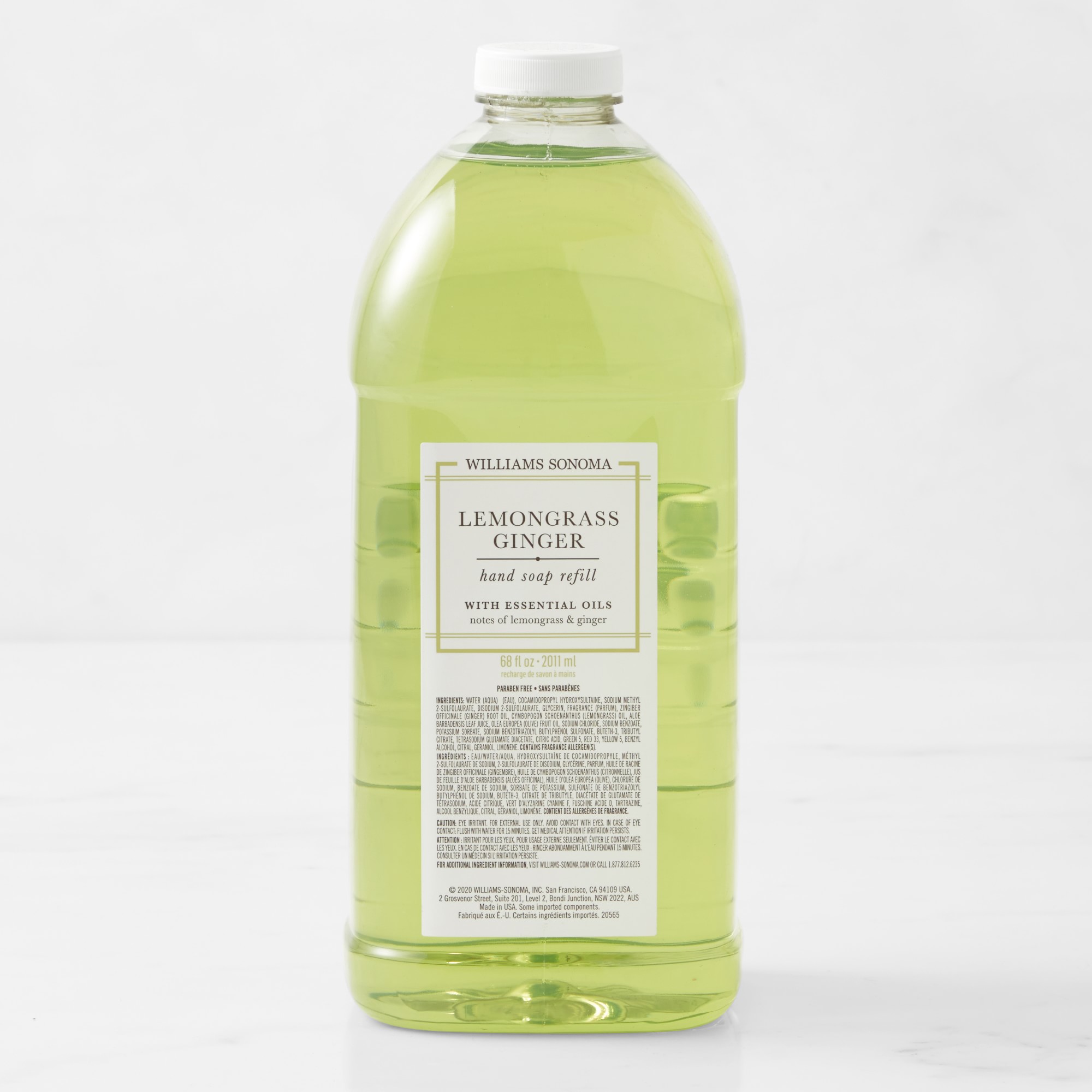 Williams Sonoma Lemongrass Ginger Hand Soap Refill