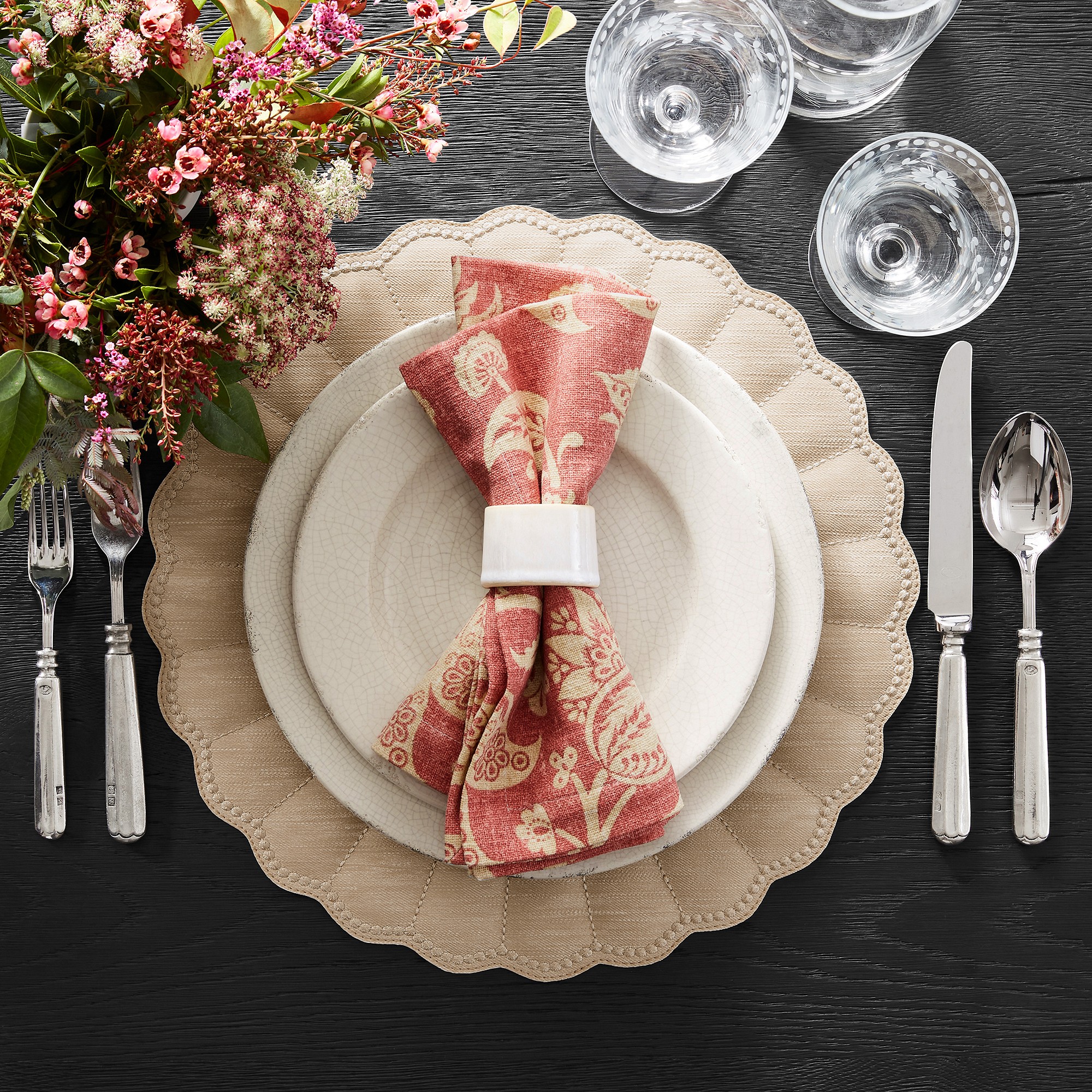 Provencal Floral Napkins, Set of 4