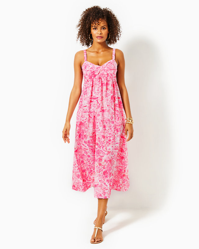 Azora Cotton Midi Dress