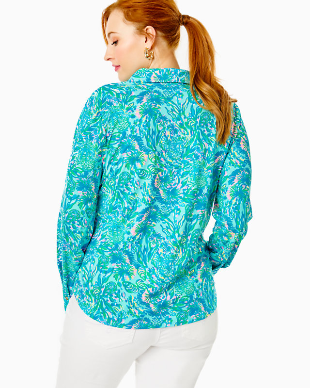 UPF 50+ ChillyLilly Marlena Button Down Top