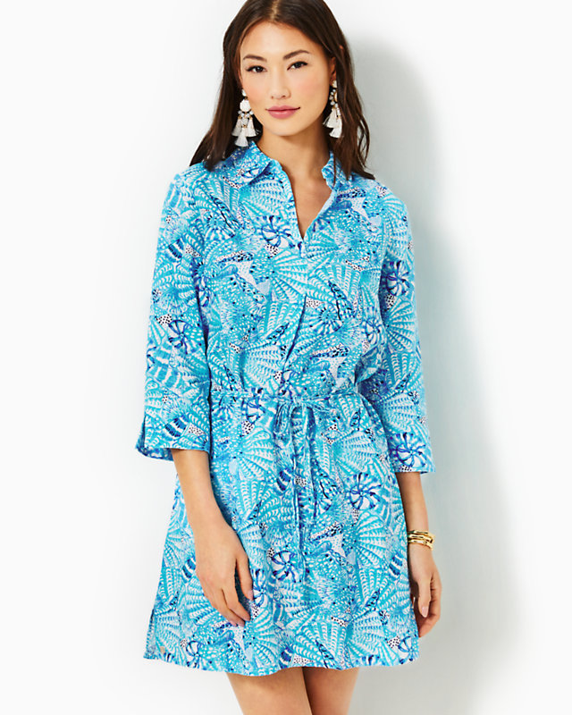 Pilar Linen Tunic Dress