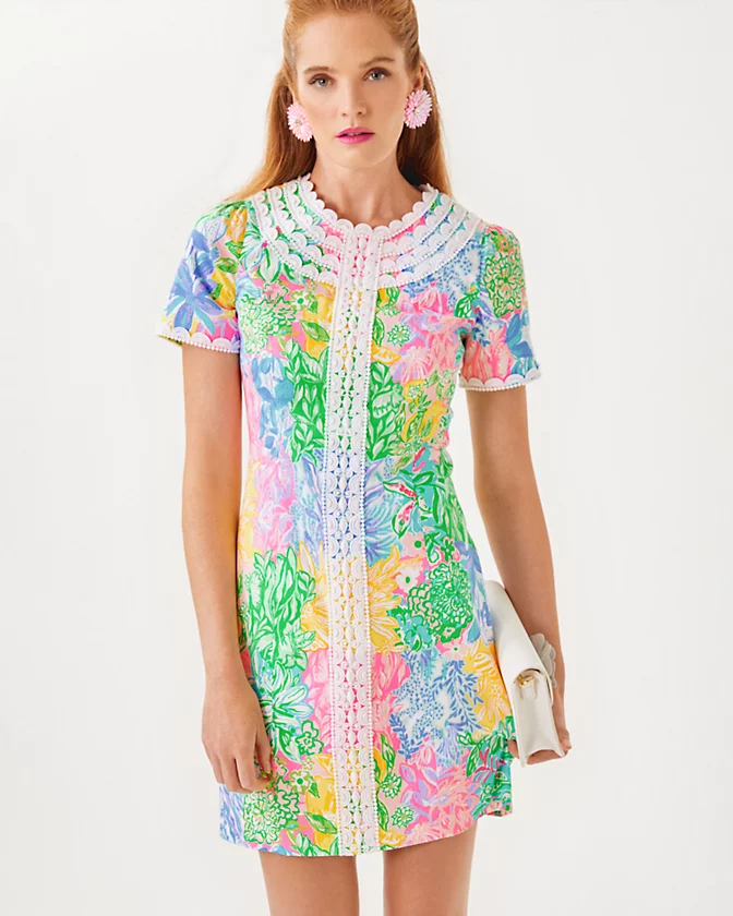 Mila Short Sleeve Shift Dress