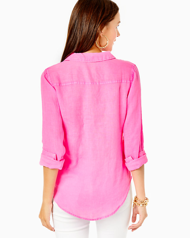 Sea View Button Down Top