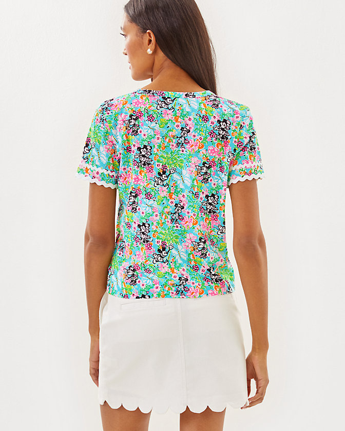 Lilly Hearts Disney Clairmont Trimmed Knit Top