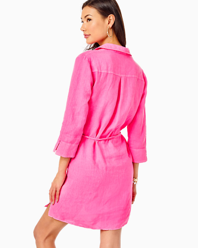 Pilar Linen Tunic Dress
