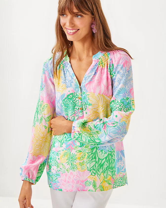 Elsa Silk Top