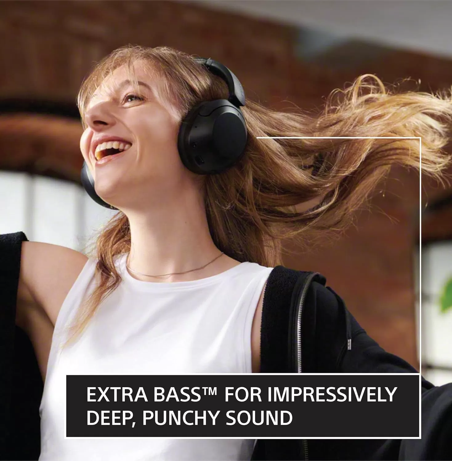 Sony WH-XB910N Extra BASS Noise Cancelling Headphones, Wireless Bluetooth Over The Ear Headset with Microphone and Alexa Voice Control, Blue (Amazon Exclusive)