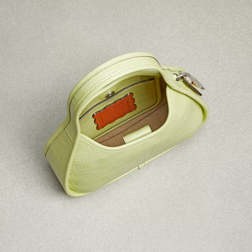 Ergo Bag In Croc Embossed  topia Leather