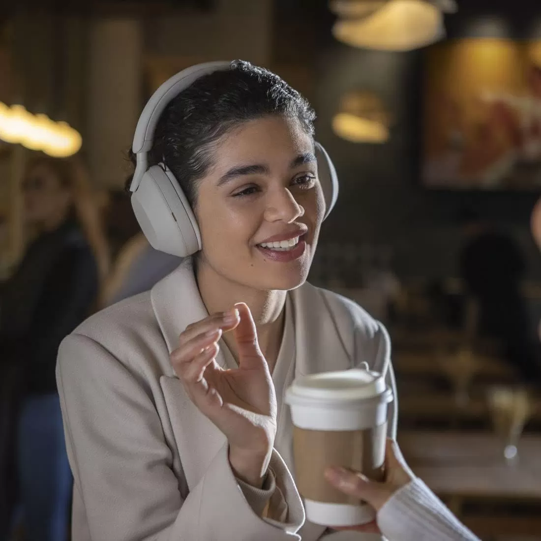 Sony WH-1000XM5 Noise Canceling Wireless Headphones - 30hr Battery Life - Over-Ear Style - Optimized for Alexa and Google Assistant - Built-in mic for Calls - Silver